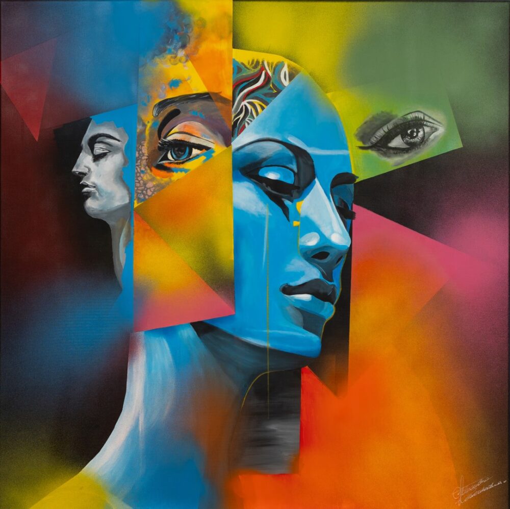 Inkografika -WSPOMNIENIE -50/50 cm
