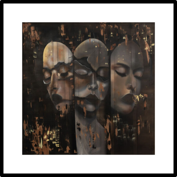 Inkografika - ZŁUDZENIE PRZEMIJANIA -50x50 cm