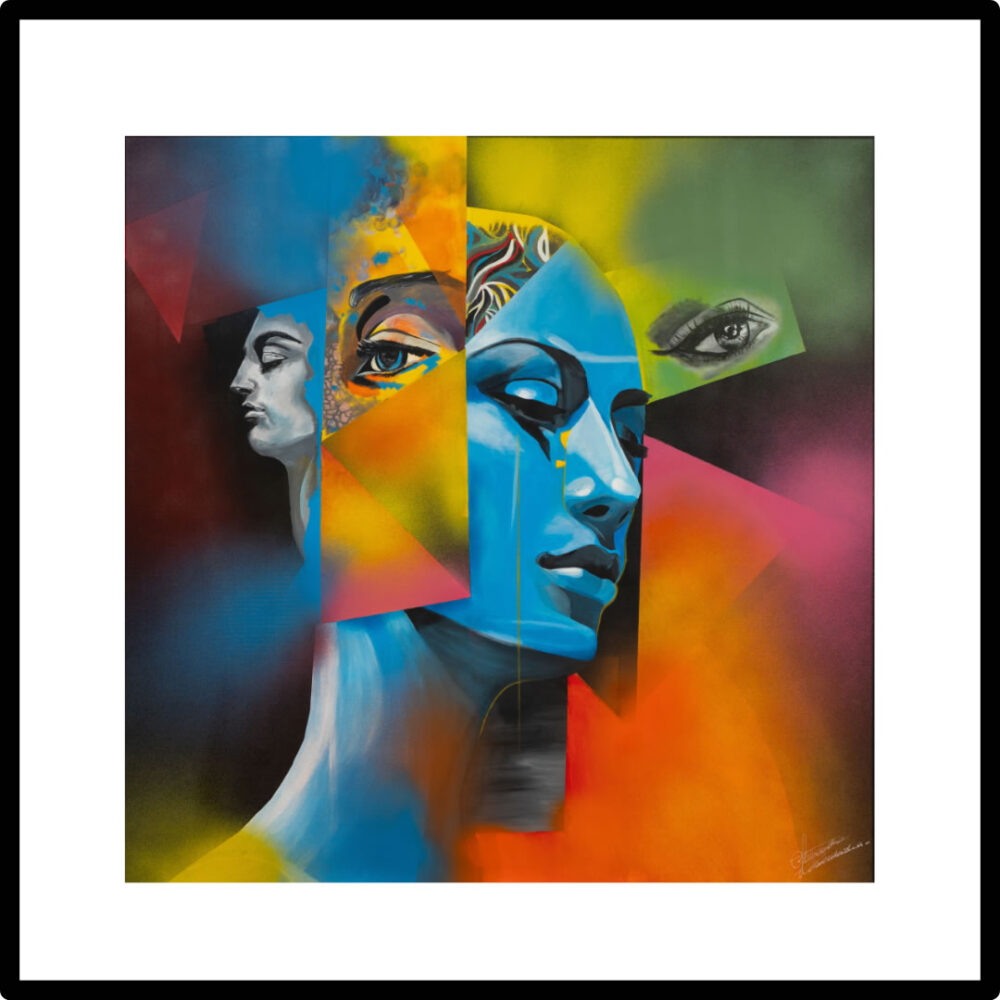 Inkografika -WSPOMNIENIE -50/50 cm