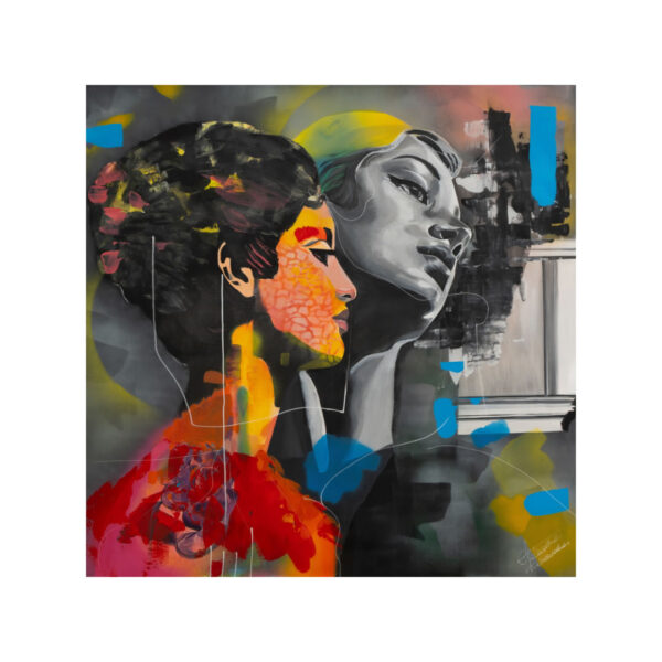 Inkografika - ZJEDNOCZONE ŚWIATY-50/50 cm